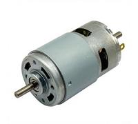 Motor 775 DC para rectificadoras - Motor de repuesto de 21 V, 90 W, 6000 RPM - Construcción metálica, acabado plateado, paquete de 1