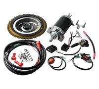 Motor Arranque EléCtrico Para Y&amaha T40 2 Tiempos 40 HP Motocicleta Arranque Conjunto De Motor Arranque Eléctrico Kit De Conversión Modelo 66T