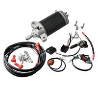 Motor Arranque EléCtrico Para Y&amaha T40 Motor De 2 Tiempos 40 CV Modelo 66T Motocicleta Motor De Arranque Kit De Conversión Eléctrico