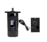 Motor asíncrono 120W 110V/220V AC de engranajes Eléctrico monofásico Controlador ajustable velocidad variable Gobernador con motor orejas(75K(0-18RPM))