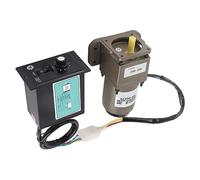 Motor Asíncrono Monofásico 220V 6W con Reductor de Velocidad Ajustable Reversible 20K, 4 Polos, Metal, para Aplicaciones Industriales