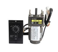 motor asíncrono Motor asíncrono monofásico de 6 W CA, 110 V/220 V, con controlador de velocidad US-52, motorreductor de 6,9 a 450 RPM.(220V,67RPM)