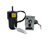 Motor asíncrono Motor eléctrico de engranaje de CA de 6 W 110 V con regulador de velocidad 2IK6RGN-A Velocidad ajustable Monofásico Asíncrono de alto par(0-33RPM)
