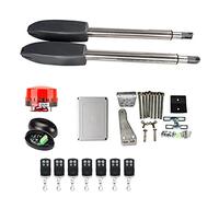 Motor automático de la puerta del brazo oscilante barrera automática Dc24v actuador abrelatas con el kit control remoto opcional 400 kg abridor Kit de automatización de portones(Blauw)