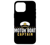 Motor Boat Captain Nautical Boating Design Carcasa para iPhone 16 Pro MAX