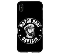Motor Boat Captain Nautical Boating Design Carcasa para iPhone XS MAX