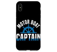 Motor Boat Captain Nautical Boating Design Carcasa para iPhone XS MAX