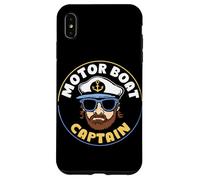 Motor Boat Captain Nautical Boating Design Carcasa para iPhone XS MAX