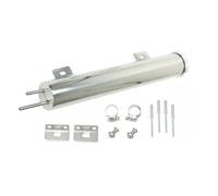 Motor Botella Desbordamiento Botella Refrigerante Tanque De Recuperación De Refrigerante Para Radiador De Acero Inoxidable De 2" X 13" (5 X 33 Cm), 20 Oz, Accesorios Para Modificación De Automóviles.