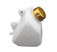 Motor Botella Desbordamiento Depósito De Refrigerante Agua Para Motocicleta Kawasaki KLX 250, Tapas CNC Plástico Radiador Motocross Depósito Refrigerante Depósito(Gold)