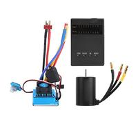 Motor Brushless 3650 2300KV con ESC 45A y Tarjeta de Programación para Coche RC 1:10 - Alta Eficiencia, Protección Avanzada, Compatible TRX4 y SCX10