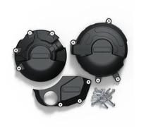 Motor Carcasa Protectora para Ducati Scrambler 800 Scrambler 400 2015-2020 | Protector Lateral De Motor De Nailon Reforzado Con Fibra De Vidrio Para Alternador Y Embrague(Negro)