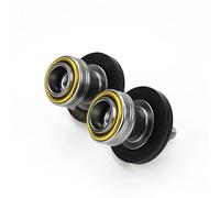 Motor Carenado Protector Para SUZUKI GXS-R 1000R R750 R600 Almohadilla Protectora Contra Choques Eje Rueda Delantera Trasera Motocicleta Soporte Deslizante Carretes(Gold-A)