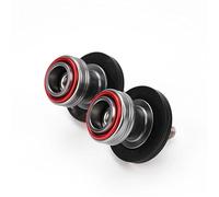 Motor Carenado Protector Para YAMAHA MT09 MT-09 SP Eje Rueda Motocicleta Horquilla Marco Almohadilla Protectora Deslizadores Carretes Basculantes Tornillos Soporte M6(Red-A)
