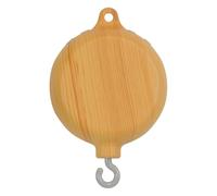 Motor Carrusel Cuna - Musical 35 Pistas | Spinner Campana Bebé Veteado Madera | Soporte Colgante Dormitorio Pilas Para Niños Niñas | Ornamento Ayuda Sueño Recién Nacido Melodías Relajante