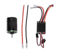 Motor Cepillado de RC ESC Set Agua de Alta torsión 320A ESC Potente para 1/10 RC Carrero Cobre de Cobre Plastic (45t)