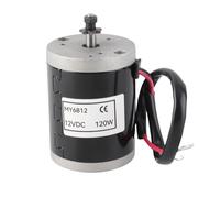 Motor cepillado Zenithaur Scooter eléctrico My6812 Motor de alta velocidad 12V 120W DC Motor con polea de correa de metal para bicicletas E y karts Go