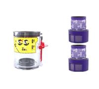 Motor Compatible Con Aspiradora Inalámbrica De Mano Dyson V10, Accesorios, Conjunto De Cabezal De Motor, Carcasa Del Motor, Depósito De Polvo, Piezas De Repuesto(2pcs(14.5cm height))