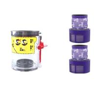 Motor Compatible Con Aspiradora Inalámbrica De Mano Dyson V10, Accesorios, Conjunto De Cabezal Del Motor, Carcasa Del Motor, Depósito De Polvo, Piezas De Repuesto(3pcs 1set)