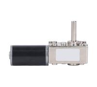 Motor con engranaje de CC de 18w, Motor de reducción de velocidad Reversible de torsión grande con autobloqueo Dc12v de 0 a 10rpm para equipos pequeños (0-10RPM Per Minute)