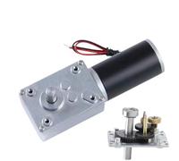 Motor con engranaje helicoidal 5840-31ZY 24V DC 12V 7-470rpm Motor de eje D de alto par eje de 8mm puerta de mesa giratoria autobloqueo 70kg.cm 6.5A(12RPM,24V)