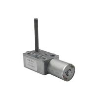 Motor con engranaje helicoidal de reducción de velocidad de 12V, alto par, eje M6, 6mm x 50mm, eje de tornillo de avance(150 RPM)