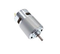 Motor DC 12 V 775 24 V con doble rodamiento de bolas, 3000 rpm, 4500 rpm, 6000 rpm, 8500 rpm, 10000 rpm, 775, alto par y bajo nivel de ruido.