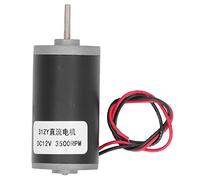 Motor DC 12V 3500RPM velocidad ajustable CW CCW Motor eléctrico engranaje de aluminio de latón para calentador ventilador luz juguete artesanía exhibición