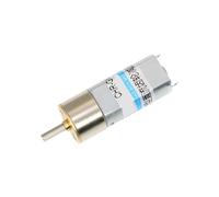 Motor DC 3v 6V 12v 24v baja velocidad 16mm 16mm Motor reductor de engranajes de caja de cambios de Metal for robot de coche DIY(Ratio 35,12V)