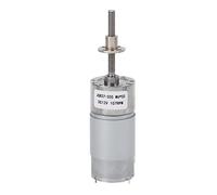 Motor DC con Engranaje, Reducción de Velocidad Ajustable, 12V, 22 RPM, Tensión Alta, Micro Motor M6 x 50, Aluminio y Latón - Duradero y Compacto, Alta Resistencia al Calor, Ideal (107RPM)