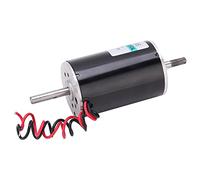 Motor DC de alta velocidad 80W pequeño eje de salida doble CW CCW regulación de velocidad 24V para cortacésped amoladora cortadora taladro eléctrico material de hierro (Sin soporte)