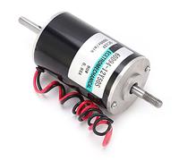 Motor DC de alta velocidad, doble eje de salida, regulación de velocidad, 12V, para cortacésped, amoladora, máquina cortadora, taladro eléctrico de hierro (Sin soporte)