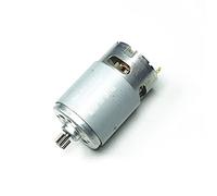 Motor DC,Motor Eléctrico Motor 17 14 15 12 Dientes 9 dientes 7.2 9.6 10.8 1 2V 14.4V 16.8V 18V 21V 25V Eje del engranaje de 3 mm para un destornillador de taladro de carga inalámbrico(12V 9teeth 8mm)