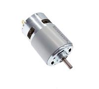 Motor de 12 V CC 775 24 V doble rodamiento de bolas 3000 rpm4500 rpm6000 rpm8500 rpm10000 rpm RS775 grande de bajo ruido para fresado de torno CNC (10000 rpm, 24 V)