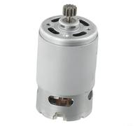 Motor de 21 V CC con caja de cambios de dos velocidades de 12 dientes de alto par para taladro eléctrico y herramientas de destornillador, motor de metal de 400-19500 rpm para potencia