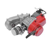 Motor de 49 cc de 2 tiempos, cilindro único, para Dirt Bike, quad, ATV, scooter, con 2 asas y cable, mini motor de gasolina, ideal para viajes al aire libre, sistema de refrigeración por aire