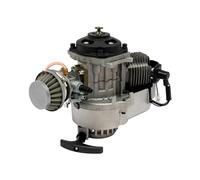Motor de 49 cc de 2 tiempos, mini motor de gasolina, 1,9 kW/7000 rpm, con sistema de refrigeración por aire, cilindro individual Go Kart gasolina para mini Dirt Bike, Beach Bike, ATV