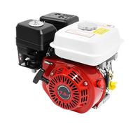 Motor de 7,5 CV 3kW de 4 tiempos, motor de gasolina, motor fijo, motor de kart con eje de manivela de 20 mm Ø, refrigerado por aire, 212 cc de cilindrada, para cortacéspedes, máquinas de bombeo