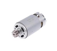 Motor de accionamiento de recortadora de setos, pieza de repuesto de 18 V con engranaje de salida de 9 dientes, cuerpo de motor de carcasa de metal, longitud aproximada de 84,5 mm para uso de