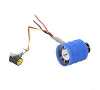 Motor de alta velocidad de 12 V 130000 RPM Turbo Soplador y ventilador de aleación de zinc de 110000 RPM y bobina de cobre para una larga vida útil (12 V 13 W + placa)
