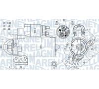 Motor de arranque 063721466010 MAGNETI MARELLI para BMW X5 X6 X3 5 Gran Turismo