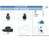 Motor de arranque BV PSH 3,4kW - 630.503.102.090