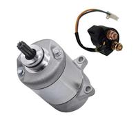 Motor de arranque con relé de arranque compatible con TRX250X TRX250EX Recon 250 modelos 2009-2019 - Reemplaza OEM 31200-HM8-003 y 31200-HM8-A41