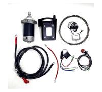 Motor De Arranque Eléctrico para Motocicleta para Suzuki DT30 2 Tiempos 30HP Motor Fueraborda Cable Rectificador Kit De Motor Arranque Eléctrico(with Ring Gear)