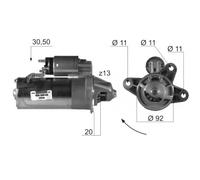 MOTOR DE ARRANQUE EM120Q 20-100-01020 D7R70 455895 438065 STR-2218 F032US0060