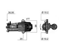 Motor De Arranque EM206Q 8S4T 11000 AA CST14108AS 30795405 AA 20-100-01027
