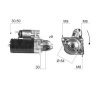 Motor De Arranque EM261Q 0 001 223 003 2994100 504201467 CST10164GS 101203V