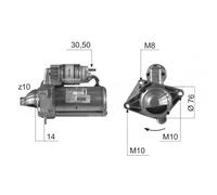 Motor De Arranque EM276Q CST15186RS 101415M TS22E5 23300-JG70A 82 00 458 765