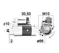 MOTOR DE ARRANQUE EM861Q