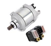 Motor de Arranque para CRF 250 R 2018-2023 y CRF 250 RX 2019-2024. Números de Pieza: 35851-MKE-A11 y 31200-K95-A41. Incluye Motor de Arranque y relé solenoide.